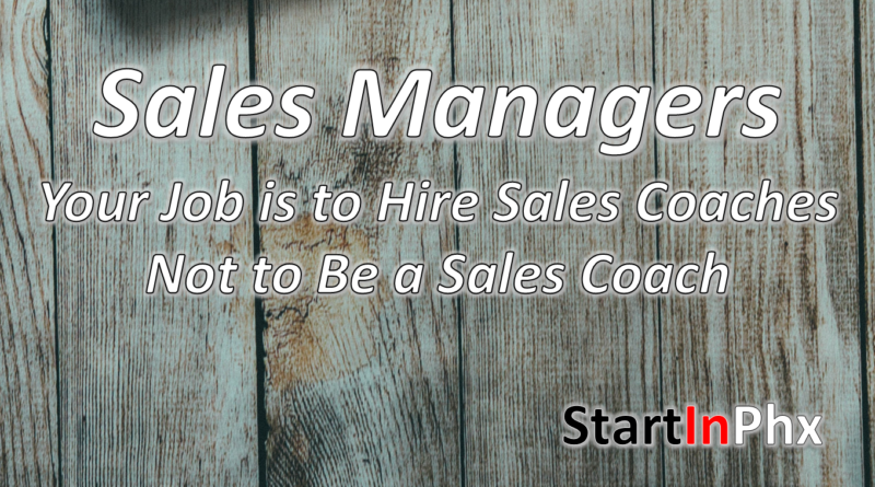 sales manager leadership coaching